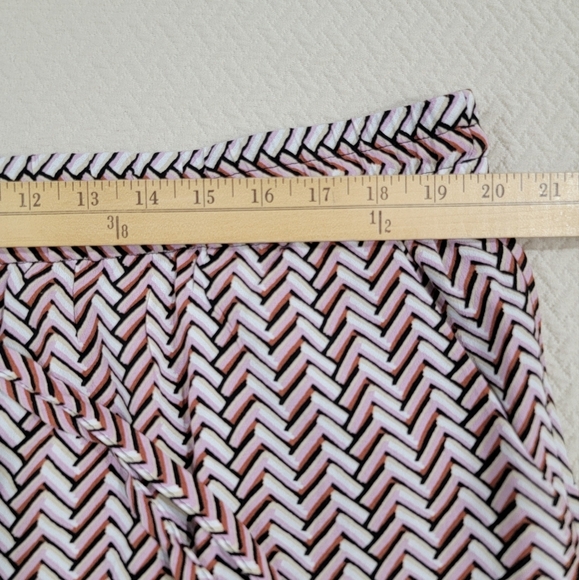 LOFT Shorts Size XL Pink Black Drawstring Casual Summer Vacation - Picture 8 of 12
